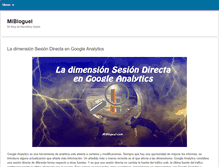 Tablet Screenshot of mibloguel.com